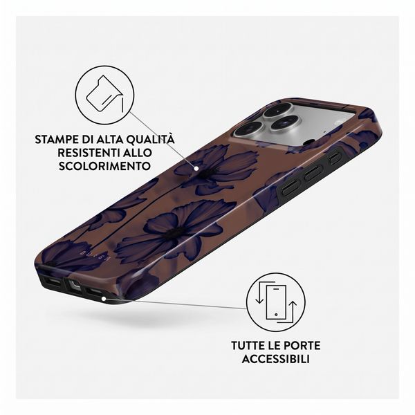 Burga Cover Posteriore Resistente con MagSafe Apple iPhone 18 Pro - Velvet Night