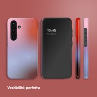 Selencia Cover posteriore Vivid con MagSafe Samsung Galaxy S25 - Gradient Soft Blush