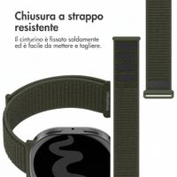 imoshion Cinturino in nylon Samsung Galaxy Watch 8 (40/44mm) / Classic (46mm) - Army Green