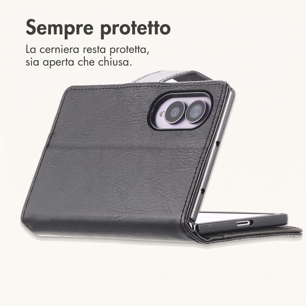 imoshion Cover a libro di Lusso Samsung Galaxy Z Fold 8 - Nero
