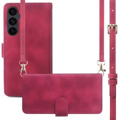 imoshion Cover a libro con Cordino Samsung Galaxy S25 FE - Rosso