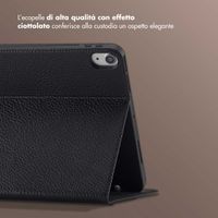 Selencia Cover Riva Apple iPad Air 11 pollici (2026) M4 / (2025) M3 / (2024) M2 / Air 5 (2022) / Air 4 (2020) - Nero