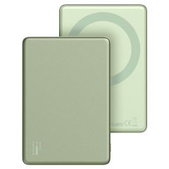 iDeal of Sweden MagSafe Powerbank Slim 5.000 mAh - Powerbank wireless - Sage Green