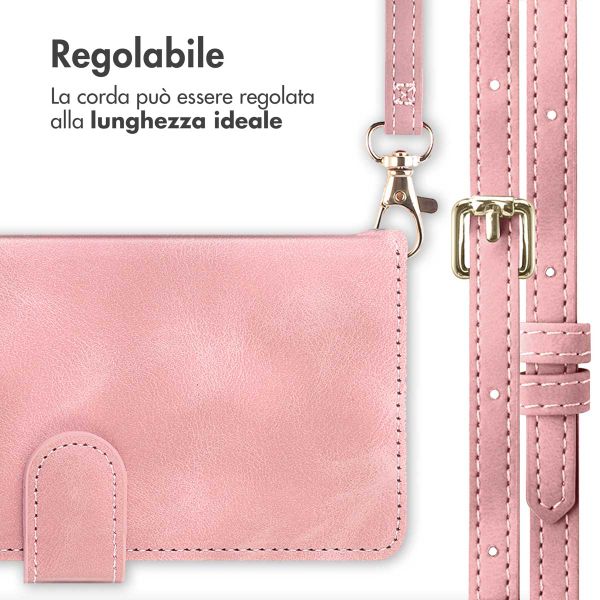imoshion Cover a libro con Cordino Samsung Galaxy A56 - Rosa