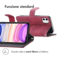 imoshion Cover a libro con Cordino Apple iPhone 11 - Rosso