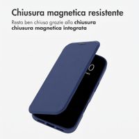 imoshion Bookcase trasparente con MagSafe Apple iPhone 18 Pro Max / 17 Pro Max - Blu
