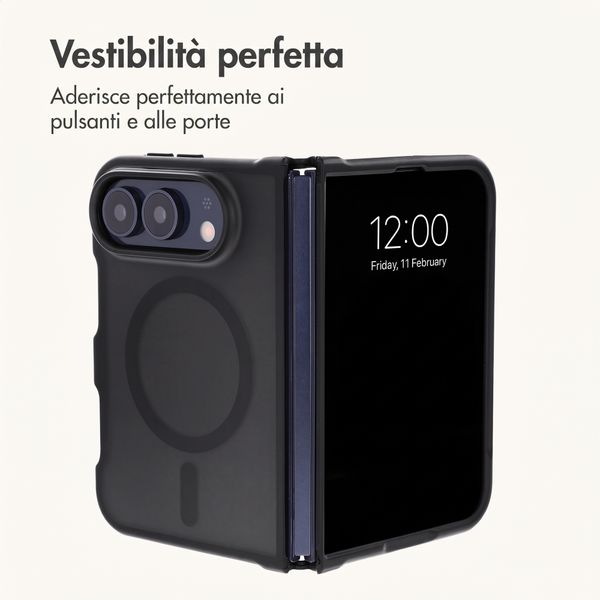 imoshion Cover posteriore Color Guard con MagSafe Apple iPhone Duo - Nero
