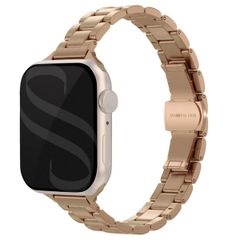 Selencia Cinturino sottile in acciaio a maglie Apple Watch | 38/40/41/42 mm - Oro rosa