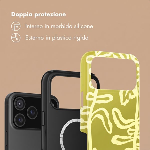 Selencia Cover posteriore Vivid con MagSafe Apple iPhone 18 Pro Max / 17 Pro Max - Chalky Bloom