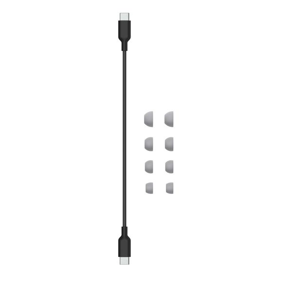 Beats Studio Buds + Earbuds - Auricolari wireless - Cancellazione attiva del rumore - Cosmic Silver