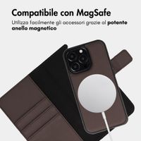 imoshion Cover a libro di lusso 2-in-1 rimovibile Apple iPhone 13 Pro - Marrone