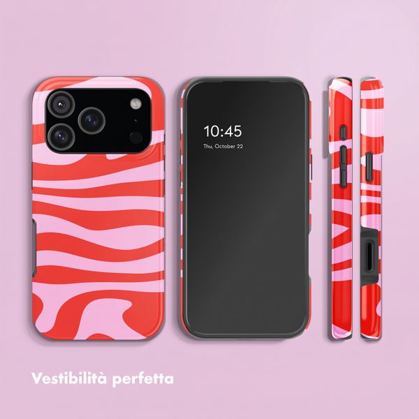 Selencia Cover Posteriore Vivid Apple iPhone 18 Pro - Dream Swirl Pink