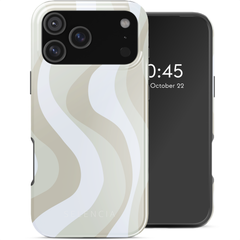 Selencia Cover posteriore Vivid con MagSafe Apple iPhone 17 Pro Max - Desert Waves Beige