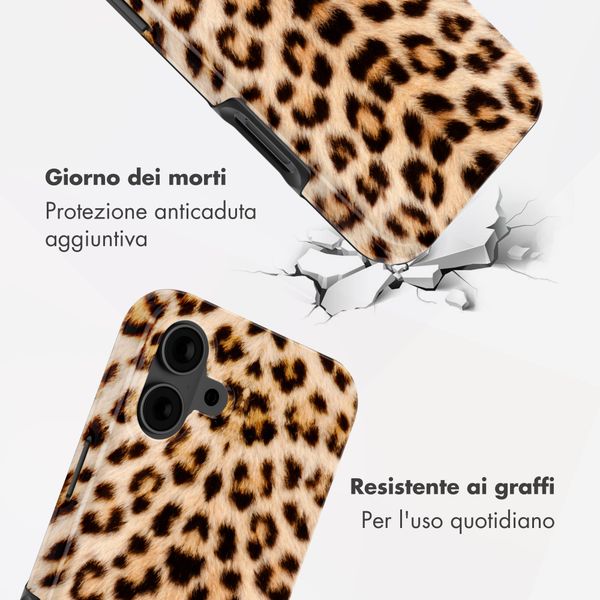 Selencia Cover Posteriore Vivid Apple iPhone 16 - Wild Leo
