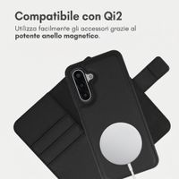 imoshion Cover a libro di lusso 2-in-1 rimovibile Samsung Galaxy A17 (5G) / (4G) - Nero