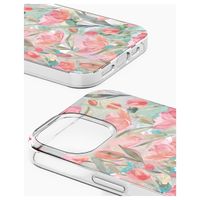 iDeal of Sweden Cover Trasparente con MagSafe Apple iPhone 17e / 16e / 15 / 14 / 13 - Tulip Bloom