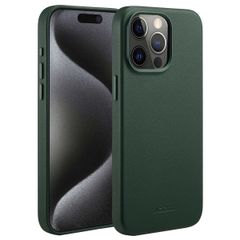 Accezz Cover in Pelle con MagSafe Apple iPhone 15 Pro Max - Cedar Green