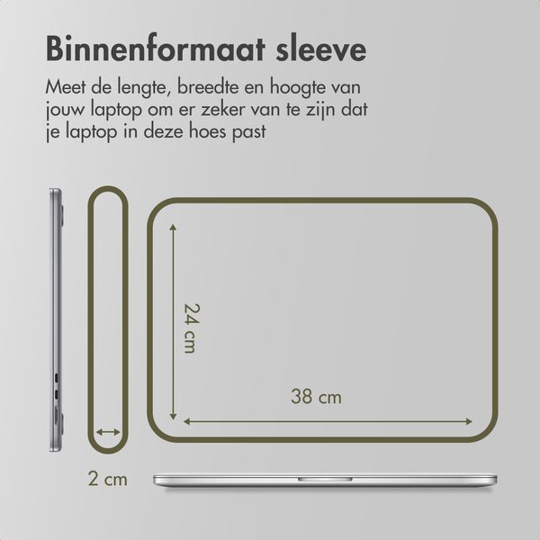 Accezz Cover laptop 15-16 pollici - Slate Gray