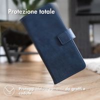 imoshion Cover a libro di Lusso Apple iPhone 13 Mini - Blu scuro