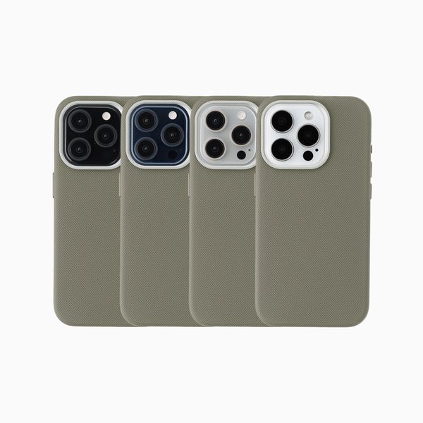 Accezz Cover Mesh con MagSafe Apple iPhone 15 Pro - Grigio scuro