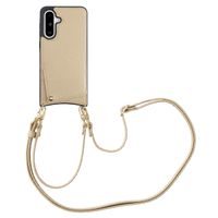 Selencia Cover per telefono Nova con cordino e portacarte Samsung Galaxy A36 / A56 - Beige