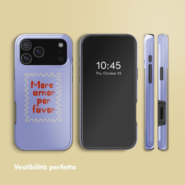 Selencia Cover posteriore Vivid con MagSafe Apple iPhone 17 Pro Max - More Amor