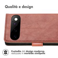 imoshion Cover a libro di Lusso Google Pixel 11 - Marrone