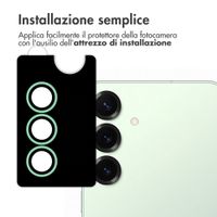 imoshion 2 Pack protezione lente fotocamera Samsung Galaxy S25 Plus - Mint