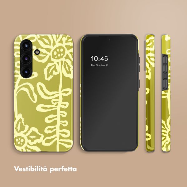 Selencia Cover posteriore Vivid con MagSafe Samsung Galaxy S25 - Chalky Bloom