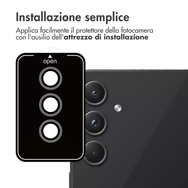 imoshion 2 Pack protezione lente fotocamera Samsung Galaxy A55 - Nero