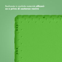 imoshion Cover Posteriore Kidsproof con Maniglia Samsung Galaxy Tab A11 Plus / A9 Plus - Verde
