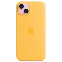 Apple Cover Posteriore in Silicone con MagSafe Apple iPhone 15 Plus - Sunshine