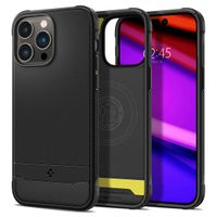 Spigen Cover Rugged Armor con MagSafe Apple iPhone 14 Pro Max - Nero