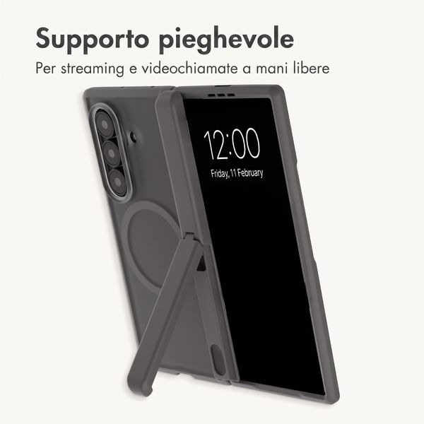 imoshion Color Guard con MagSafe e supporto Samsung Galaxy Z Fold 8 Ultra - Grigio