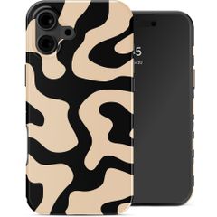 Selencia Cover Posteriore Vivid Apple iPhone 16 - Art Wave Black
