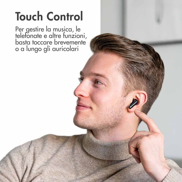 imoshion Aura Pro Auricolari in-ear wireless - Cancellazione attiva del rumore (ANC) - Nero
