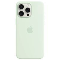 Apple Cover Posteriore in Silicone con MagSafe Apple iPhone 15 Pro Max - Soft Mint
