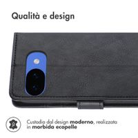 imoshion Cover a libro di Lusso Google Pixel 10a - Nero