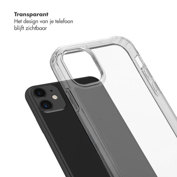 Selencia Cover trasparente con ganci + laccetto da polso Lova Apple iPhone 11 - Beige