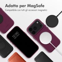 Accezz Cover in Pelle con MagSafe Apple iPhone 18 Pro Max / 17 Pro Max - Heath Purple