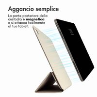 imoshion Custodia Magnetica a Libro Apple iPad Air 11 pollici (2026) M4 / (2025) M3 / (2024) M2 / Air 5 (2022) / Air 4 (2020) - Beige