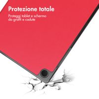imoshion Cover a libro Trifold Samsung Galaxy Tab A11 Plus - Rosso