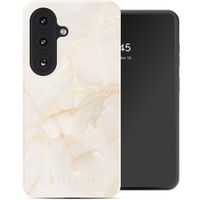 Selencia Cover posteriore Vivid con MagSafe Samsung Galaxy S26 Plus - Golden Beige Marble