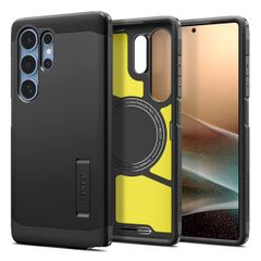 Spigen Cover Posteriore Corazzata Tough con MagSafe Samsung Galaxy S25 Ultra - Nero