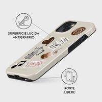 Burga Cover Posteriore Resistente con MagSafe Apple iPhone 15 - Oat Milk Please