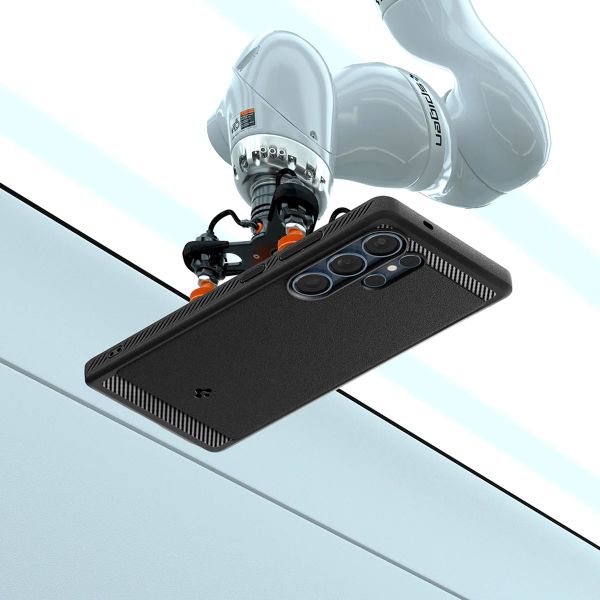 Spigen Cover Rugged Armor con MagSafe Samsung Galaxy S25 Ultra - Matte Black