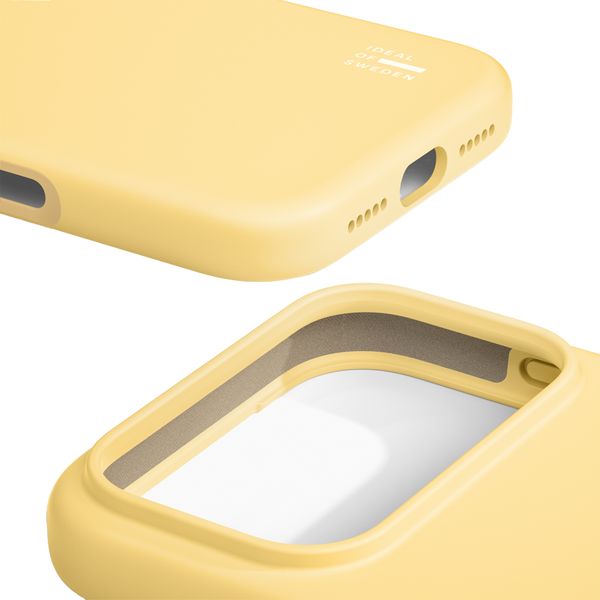 iDeal of Sweden Cover in silicone con MagSafe Apple iPhone 17 Pro - Soft Lemon