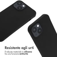 imoshion Cover in Silicone con Cordino Apple iPhone 14 - Nero