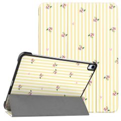 imoshion Cover Trifold Design Apple iPad Air 11 pollici (2026) M4 / (2025) M3 / (2024) M2 / Air 5 (2022) / Air 4 (2020) - Garden Stripes