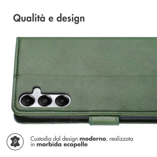 imoshion Cover a libro di Lusso Samsung Galaxy S25 Plus - Verde